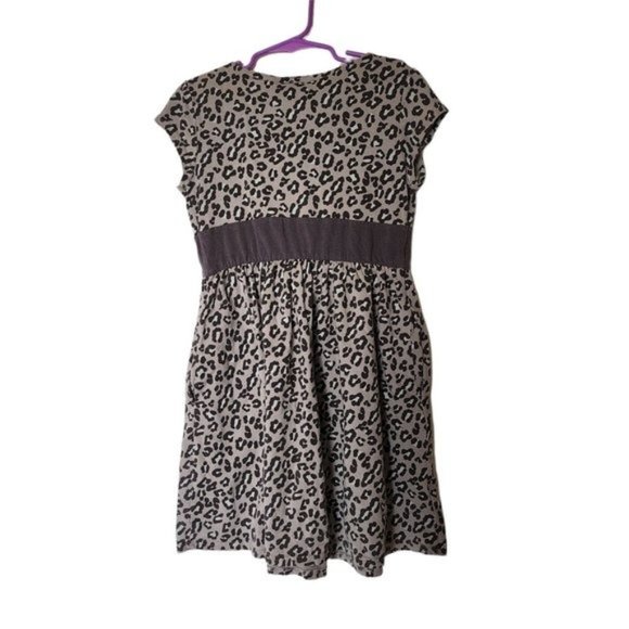 American Girl Sweet Savannah‎ Tan Leopard Print Dress size 10 Girls Ruffle - Picture 7 of 7